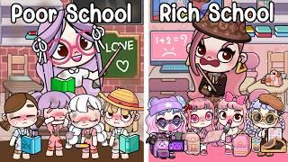 Poor School VS Rich School ️ Sad Story  Avatar World Story  Toca Boca  Pazu