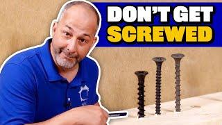 What Screw to Use For Your DIY Project  Fasteners & Tools Guide