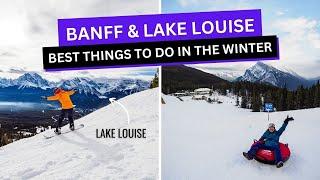 Banff in the Winter is EPIC - SkiBig3 Snowshoeing Fat Biking Skijoring and MORE