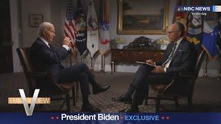 Biden Responds To Bullseye Comments on Trump  The View