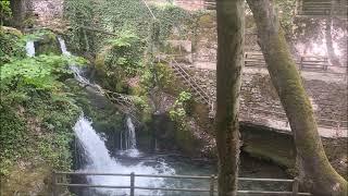 Relaxing stream sound.. Nature forest and birds.. Meditation with Ida Mountains Ayazma Waterfall..