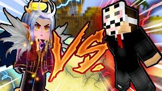 Fighting a Hacker in BedWars TylerBanks VS Hacker in BedWars - Blockman Go