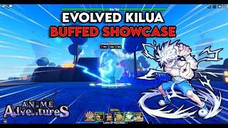 ANIME ADVENTURES KILLUA 100% BUFF SHOWCASE