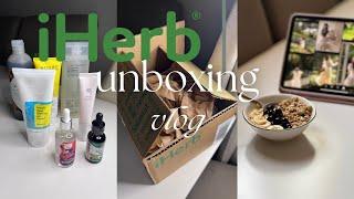 فلوق مشترياتي من اي هيرب لافضل منتجات حالياً  unboxing iherb ‍️ كود خصم اي هيرب  LUS7352