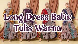 Long Dress Batik Tulis adem premium by Jaleela Batik #longdressbatikcap #gamisbatikcap #gamisadem