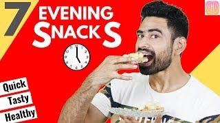 7 Quick & Healthy Evening Snacks For the Week Vegetarian
