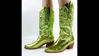 Green Western Mid Boots