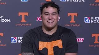 Vols d-lineman Jaxson Moi talks offseason development fall camp  Tennessee Football