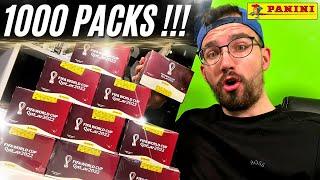 1000 PACKS 1000 € 5000 Sticker Panini FIFA WORLD CUP QATAR 2022 Stickers