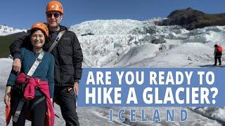 Hiking an ICELAND Glacier & Exploring Waterfalls