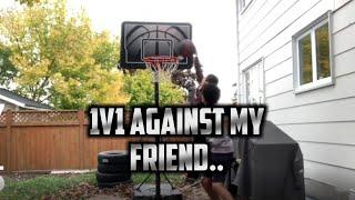 1V1 AGAINST MY FRIEND ON A SMALL NET CRAZY 1V1