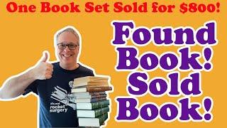 Selling a $800 Book Set Saves the Week   Found Book Sold Book Results