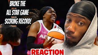 ARIKE WENT CRAZY DID SHE GET SNUBBED? dMillionaire REACTION to 2024 AT&T WNBA All Star Game