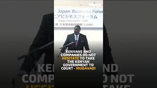 Kenyans and Companies Do Not Hesitate to Take the Kenyan Government to Court - Mudavadi