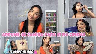 ARRUME-SE COMIGO PARA IR NO CINEMA + comprinhas ️  #arrumesecomigo #searrumecomigo #explorar