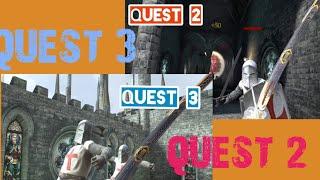 Dont buy a Quest 3 Meta VR DeathUnchained Graphics & Gameplay Comparison with cheaper Quest2