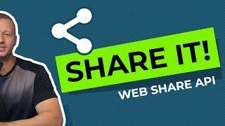 Web Share API Tutorial - Native Sharing is Easy