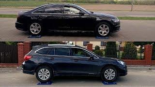 Audi A6 Quattro vs Subaru Outback S-AWD - 4x4 test on rollers