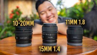 3 NEW WIDE LENSES to consider for Sony ZV-E10 FX30 & a6000 Series