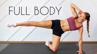 30 MIN FULL BODY SCULPT WORKOUT - Warm Up & Cool Down Included No Jumping