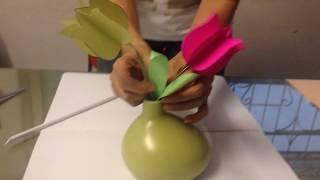 How to Make a Paper Tulip