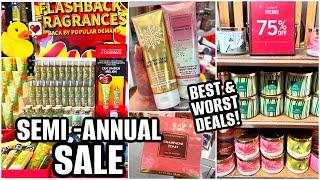 BATH & BODY WORKS SEMI ANNUAL SALE SHOP WITH ME BEST & WORST DEALS
