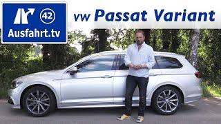 2016 Volkswagen VW Passat Variant 4MOTION - Fahrbericht der Probefahrt Test Review