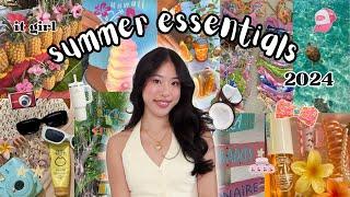 IT GIRL SUMMER ESSENTIALS FOR 2024  how to be trendy and aesthetic this summer with links