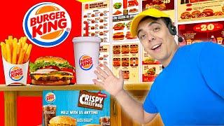 I OPENED A REAL BURGER KING IN MY HOUSE  WE BUILD OUR BURGER KING AT HOME BY SWEEDEE