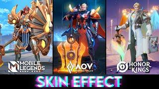 Tigreal MLBB vs Arthur AOV vs Arthur HOK  Skins Effect