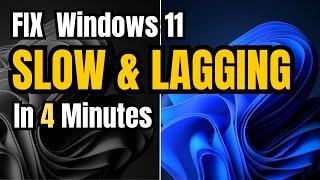 How To Fix Windows 11 Lagging and Slow Problem Quick Fix 2024