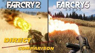 Far Cry 2 vs Far Cry 5  Direct Comparison