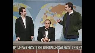 Chevy Chase Dennis Miller and Norm Macdonald at SNLs 25th Anniversary Special 1999