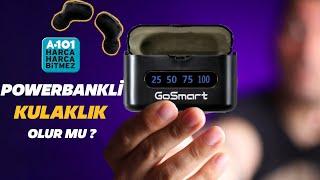 HEM POWERBANK HEM KULAKLIK - GoSmart Gs-Tws-12 Kablosuz Kulaklık