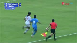 International FIFA Women Friendly  Myanmar 1-1 India  Highlights