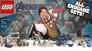WAR MACHINE BUSTER - ALL LEGO Avengers Endgame Sets 76124 - Time-lapse Speed Build & Review