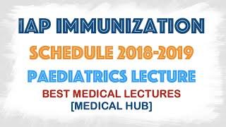 IAP Immunization Schedule 2018-2019