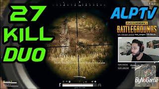 ALP & UNLOST PUBG DUO 27 KİLL ÇÖL HARİTASI 24.12.2017