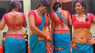 Saree Model New Video   This is how I prepare before shooting every video