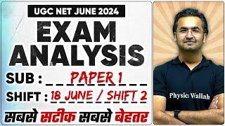 UGC NET June 2024 Shift 2 Exam Analysis  UGC NET Paper 1 Exam Analysis  Nishant Kapoor Sir