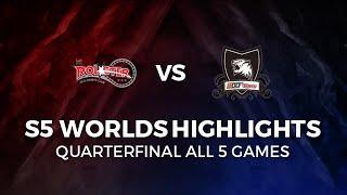 KT vs KOO Highlights All games Quarter-Final  KT ROLSTER vs KOO TIGERS 2015 LoL World Championship