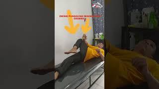 swing punggung minim cedera #sportmassage#pijatterapimasyanto #shorts #exercise