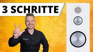 3 Schritte um die richtigen Lautsprecher zu finden - schnelle Lautsprecher Kaufberatung & Tipps