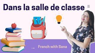 French for beginners  La salle de classe