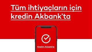 Kredin Akbank’ta