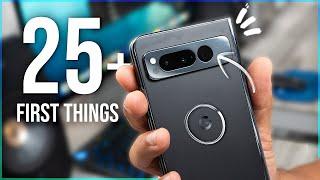 Google Pixel Fold - First 25 Things To Do  Tips & Tricks 