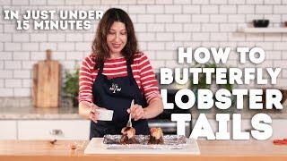 QUICK & EASY How To Butterfly Lobster Tails  Maine Lobster Now