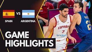 SPAIN VS ARGENTINA  Basketball Friendly Game  Full Highlights  July 192024