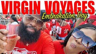 Virgin Voyages 2024 Group Cruise Embarkation Day