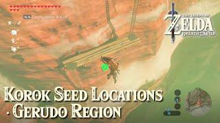 Korok Seed Locations Gerudo - The Legend of Zelda Breath of the Wild Wii U